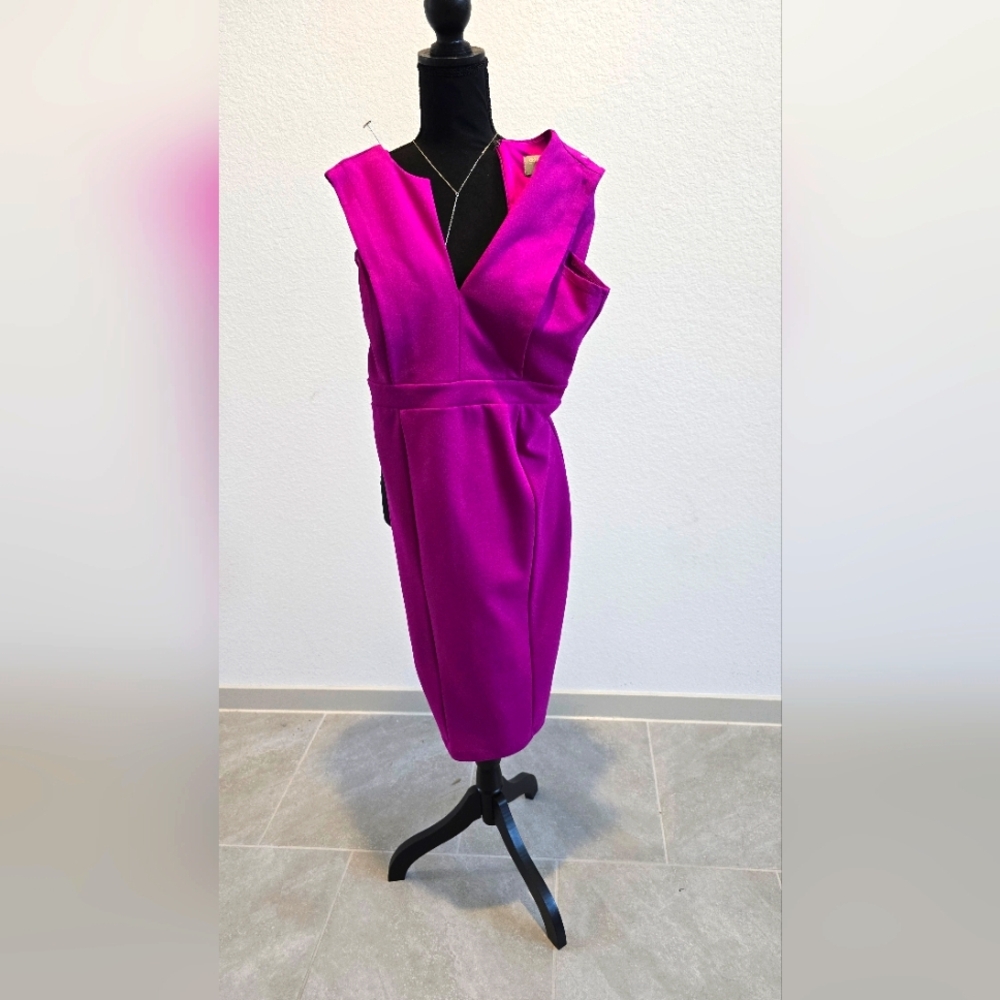 ASOS Vibrant Fuchsia Dress (4)